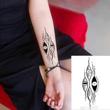 Load image into Gallery viewer, New Waterproof Temporary Sticker Tattoo Flame Heart Star Element Body Art Cute Small Tattoos For Kids Womens
