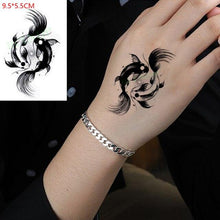 Load image into Gallery viewer, New Waterproof Temporary Sticker Tattoo Flame Heart Star Element Body Art Cute Small Tattoos For Kids Womens
