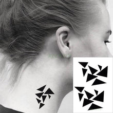 Load image into Gallery viewer, New Waterproof Temporary Sticker Tattoo Flame Heart Star Element Body Art Cute Small Tattoos For Kids Womens
