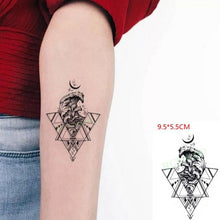Load image into Gallery viewer, New Waterproof Temporary Sticker Tattoo Flame Heart Star Element Body Art Cute Small Tattoos For Kids Womens
