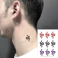 Load image into Gallery viewer, New Waterproof Temporary Sticker Tattoo Flame Heart Star Element Body Art Cute Small Tattoos For Kids Womens
