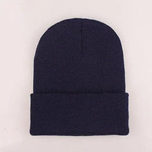 Load image into Gallery viewer, New Winter Hats for Women Men Beanies Knitted Solid Cool Hat Girls Autumn Female Beanie Warm Bonnet Casual Cap For Winter  Knitted Autumn Winter Cap Warm Elastic Winter Women and Men Hat

