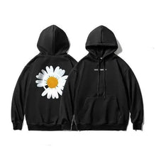Load image into Gallery viewer, New Winter Loose Hooded Sweatshirts Men Thicken Warm Coat Hoodies Male Oversize Pullovers Sweatshirt Women Sunflower Printed Long Sleeve Pullover Sweatshirts Loose Drawstring Hoodie
