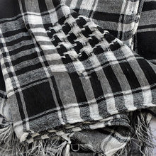 将图片加载到图库查看器，New Winter Women Men Windproof Warmer Military Scarf Muslim Hijab Unisex Scarves Tassel Desert Arab Keffiyeh Shawl  Scarf Military Shemagh Tactical Desert Keffiyeh Head Neck Scarf Arab Wrap with Tassel
