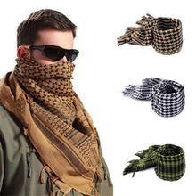 将图片加载到图库查看器，New Winter Women Men Windproof Warmer Military Scarf Muslim Hijab Unisex Scarves Tassel Desert Arab Keffiyeh Shawl  Scarf Military Shemagh Tactical Desert Keffiyeh Head Neck Scarf Arab Wrap with Tassel
