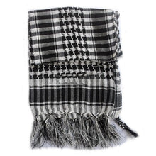 将图片加载到图库查看器，New Winter Women Men Windproof Warmer Military Scarf Muslim Hijab Unisex Scarves Tassel Desert Arab Keffiyeh Shawl  Scarf Military Shemagh Tactical Desert Keffiyeh Head Neck Scarf Arab Wrap with Tassel
