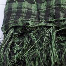 将图片加载到图库查看器，New Winter Women Men Windproof Warmer Military Scarf Muslim Hijab Unisex Scarves Tassel Desert Arab Keffiyeh Shawl  Scarf Military Shemagh Tactical Desert Keffiyeh Head Neck Scarf Arab Wrap with Tassel
