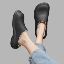 将图片加载到图库查看器，New Winter Women Slipper Soft Bottom Plush Home Shoes  Slippers Indoor Waterproof Non-Slip Memory Foam Comfy Fluffy Fur Memory Foam Boots House Shoes Thick Sole 6cm

