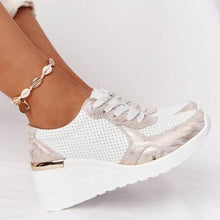 Load image into Gallery viewer, New Women Casual Shoes Height Increasing Sport Elegant Shoes Air Cushion Comfortable Sneakers Women's Vulcanize Shoes Sports Breathable Sneakers
