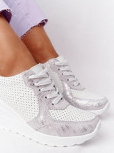 Load image into Gallery viewer, New Women Casual Shoes Height Increasing Sport Elegant Shoes Air Cushion Comfortable Sneakers Women's Vulcanize Shoes Sports Breathable Sneakers
