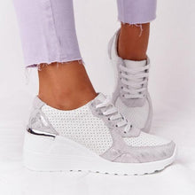 Load image into Gallery viewer, New Women Casual Shoes Height Increasing Sport Elegant Shoes Air Cushion Comfortable Sneakers Women's Vulcanize Shoes Sports Breathable Sneakers
