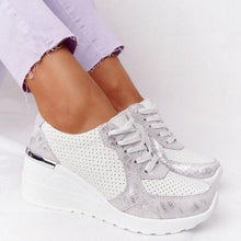 Load image into Gallery viewer, New Women Casual Shoes Height Increasing Sport Elegant Shoes Air Cushion Comfortable Sneakers Women's Vulcanize Shoes Sports Breathable Sneakers
