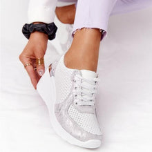 Load image into Gallery viewer, New Women Casual Shoes Height Increasing Sport Elegant Shoes Air Cushion Comfortable Sneakers Women's Vulcanize Shoes Sports Breathable Sneakers
