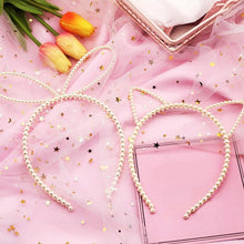 Load image into Gallery viewer, New Women Elegant Full Pearls Simple Hairbands Sweet Headband Hair Hoops Holder Ornament Head Band Lady Fashion Hair Accessories
