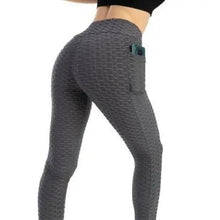 将图片加载到图库查看器，New Women Fitness Pocket Push Up Leggings Workout High Waist Legging For Running Gym Leggings Pants Women Clothing
