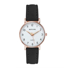 将图片加载到图库查看器，New Women Watch Fashion Casual Leather Belt Watches Simple Small Dial Quartz Dress Wristwatch Quartz Analog Wrist Watches For Women With Second Hand Luminous Hands Women Leather Watch
