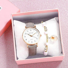 将图片加载到图库查看器，New Women Watch Fashion Casual Leather Belt Watches Simple Small Dial Quartz Dress Wristwatch Quartz Analog Wrist Watches For Women With Second Hand Luminous Hands Women Leather Watch
