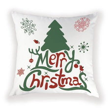 将图片加载到图库查看器，New Year Christmas Decorations Pillows Cover Christmas Décor for Home Christmas Tree Snowflake Snowman Reindeer Home Decor Throw Pillow Case Cushion Cover Santa Merry Christmas Gift Xmas 45x45cm
