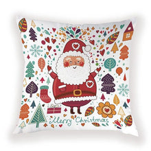 将图片加载到图库查看器，New Year Christmas Decorations Pillows Cover Christmas Décor for Home Christmas Tree Snowflake Snowman Reindeer Home Decor Throw Pillow Case Cushion Cover Santa Merry Christmas Gift Xmas 45x45cm

