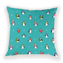 将图片加载到图库查看器，New Year Christmas Decorations Pillows Cover Christmas Décor for Home Christmas Tree Snowflake Snowman Reindeer Home Decor Throw Pillow Case Cushion Cover Santa Merry Christmas Gift Xmas 45x45cm
