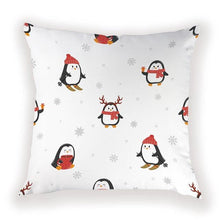 将图片加载到图库查看器，New Year Christmas Decorations Pillows Cover Christmas Décor for Home Christmas Tree Snowflake Snowman Reindeer Home Decor Throw Pillow Case Cushion Cover Santa Merry Christmas Gift Xmas 45x45cm
