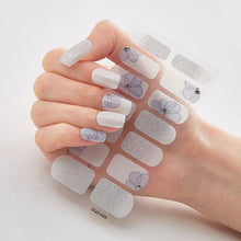 Load image into Gallery viewer, New Year Patterned Nail Decor Nail Polish Nail Art Stickers Full Beauty Sticker for Nails Nail Accessorie Christmas Nail Sticker 3D Nail Art Stickers Decal Slider Template Diy Nail Tool Decorations Nail Art Design Self Adhesive Luxury Designer Nail Sticke
