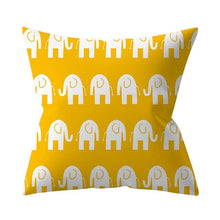 Load image into Gallery viewer, New Yellow Cushion Cases Modern Fashion Abstract Art Decorative Modern Pillow Covers Beautiful Pattern Square Pillow Case Sofa Car Couch Decorative Cover For Pillows 45x45CM
