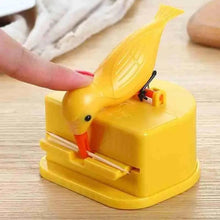 Load image into Gallery viewer, New Yellow Small Bird Toothpick Container Automatic Toothpick Dispenser Toothpick Holder Home Decoration Kitchen Accessories
