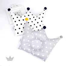 Load image into Gallery viewer, Newborn Baby Shaping Pillow Cute Crown Shape Backrest Cushion Anti-head Correction Bed Neck Support Pillows Baby Pillow Baby Bedding Air Mesh Organic Cotton Soft Baby Pillow Newborn Anti Flat Head Syndrome for Crib Cot Baby Pillow
