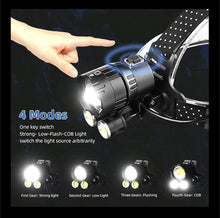 Load image into Gallery viewer, Newest  Waterproof XHP199 16-Core Super Bright Powerful Lantern Headlamp XHP110 LED USB  Flashlight XHP50 Headlight Rechargeable 18650 Zoom Torch Light
