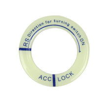 Load image into Gallery viewer, Night Luminous Car Ignition Start Stop Button Fluorescent Circle Luminous Ring Cover Start Stop Button Luminous  Start Stop Button Ring Cover Trim Universal Ignition Key Ring Stickers Auto Motorcycle 3D Decals Decoration Fluorescent Circle  Auto Interior
