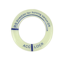 Load image into Gallery viewer, Night Luminous Car Ignition Start Stop Button Fluorescent Circle Luminous Ring Cover Start Stop Button Luminous  Start Stop Button Ring Cover Trim Universal Ignition Key Ring Stickers Auto Motorcycle 3D Decals Decoration Fluorescent Circle  Auto Interior
