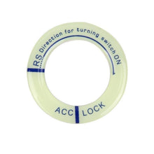 Load image into Gallery viewer, Night Luminous Car Ignition Start Stop Button Fluorescent Circle Luminous Ring Cover Start Stop Button Luminous  Start Stop Button Ring Cover Trim Universal Ignition Key Ring Stickers Auto Motorcycle 3D Decals Decoration Fluorescent Circle  Auto Interior
