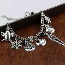Load image into Gallery viewer, Nightmare Before Christmas Jack Skellington Sally Gothic Bracelet
