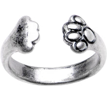 将图片加载到图库查看器，Silver Plated Bear Hug Toe Ring
