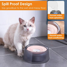 Load image into Gallery viewer, No Spill Dog Cat Water Bowl Spill Proof Slow Water Feeder
