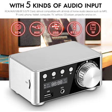 Load image into Gallery viewer, Nobsound 100W Mini Bluetooth 5.0 Power Amplifier
