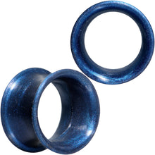 Load image into Gallery viewer, Thin Flexible Blue Silicone Tunnel Plug Set 6mm to 25mm
