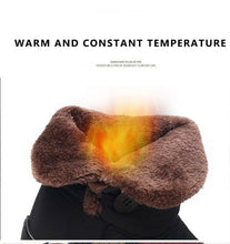 Load image into Gallery viewer, Non-Slip Snow Boots New Womens Warm Winter Boots Waterproof Shoes Winter Women Shoes Plus Velvet Cotton Boots Warm Lining Comfortable Non Slip Ankle Booties Outdoor Hiking Walking Platform Shoes
