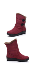 Load image into Gallery viewer, Non-Slip Snow Boots New Womens Warm Winter Boots Waterproof Shoes Winter Women Shoes Plus Velvet Cotton Boots Warm Lining Comfortable Non Slip Ankle Booties Outdoor Hiking Walking Platform Shoes
