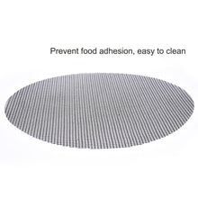 Load image into Gallery viewer, Non-Stick Frying Pan Pad Round Liner Sheet Barbecue Grill Mat Tools For Microwave Oven Outdoor BBQ Accessories  Multifunctional Food Grade Non-Stick Reusable Grill Mat for Gas Grill for Charcoal Grill BBQ Things
