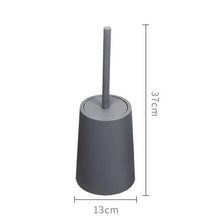 将图片加载到图库查看器，Nordic Ceramic Toilet Brush Bathroom Accessories Set With Non Slip Long Handle And Flexible Bristle Toilet Brush Stainless Steel Long Handle Toilet Bowl Brush For Bathroom Toilet-Ergonomic Elegant Durable
