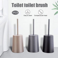 将图片加载到图库查看器，Nordic Ceramic Toilet Brush Bathroom Accessories Set With Non Slip Long Handle And Flexible Bristle Toilet Brush Stainless Steel Long Handle Toilet Bowl Brush For Bathroom Toilet-Ergonomic Elegant Durable
