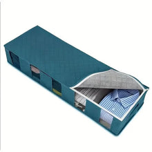 Load image into Gallery viewer, Nordic Quilt Bag Clothes Storage Box Under Bed Storage
