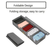 Load image into Gallery viewer, Nordic Quilt Bag Clothes Storage Box Under Bed Storage

