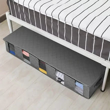 Load image into Gallery viewer, Nordic Quilt Bag Clothes Storage Box Under Bed Storage
