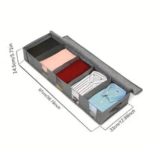 Load image into Gallery viewer, Nordic Quilt Bag Clothes Storage Box Under Bed Storage
