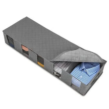 Load image into Gallery viewer, Nordic Quilt Bag Clothes Storage Box Under Bed Storage
