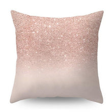 将图片加载到图库查看器，Nordic Style Pillow Covers Plant Letter Flower Geometric Sofa Cushion cover Headrest Pink Party Decorations Gift For Kids Geometric Decorative Throw Pillow Covers Square Cotton Cushion Covers Outdoor Sofa Home Pillow Covers
