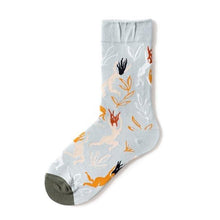 将图片加载到图库查看器，Novelty Happy Funny Women Graphic Short Socks Socks Combed Out Of Pure Cotton Art Abstract Oil Painting Socks French Style Crew Socks For Men And Women

